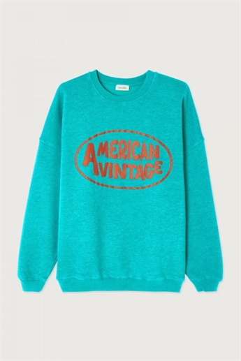 American Vintage, DOV03BI sweatshirt, OVERDYED TROPICS